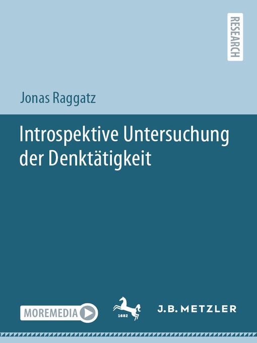 Title details for Introspektive Untersuchung der Denktätigkeit by Jonas Raggatz - Available